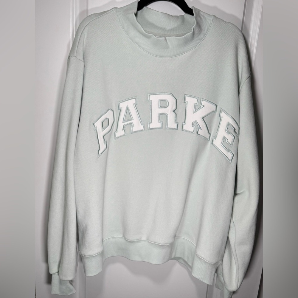 Parke Varsity Mockneck in “Something Blue” Color NEVER WORN